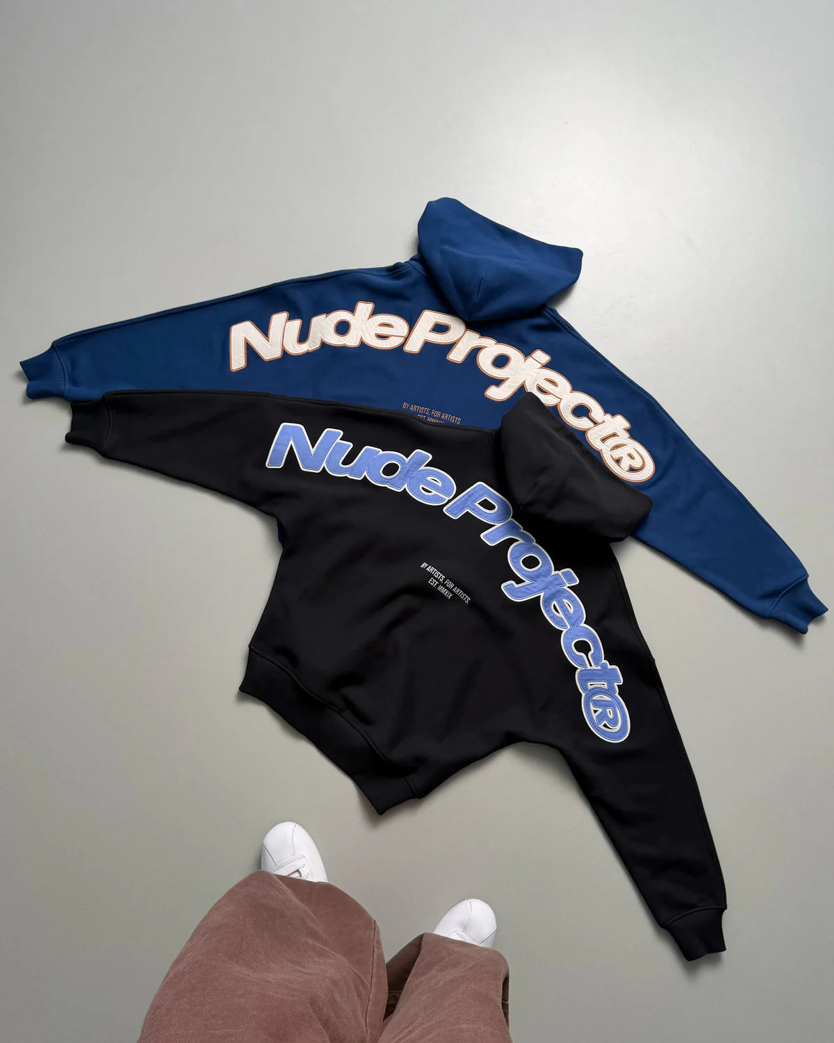 Beast Zip-up Hoodie Black/Blue