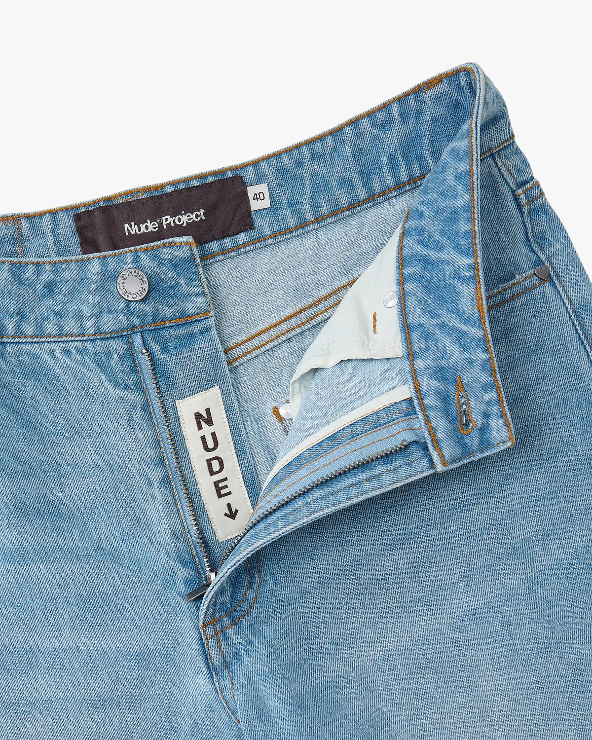 Basic Straight Jeans Light Wash