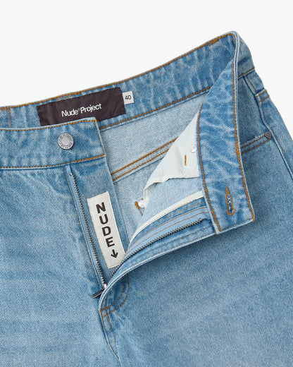 Basic Straight Jeans Light Wash