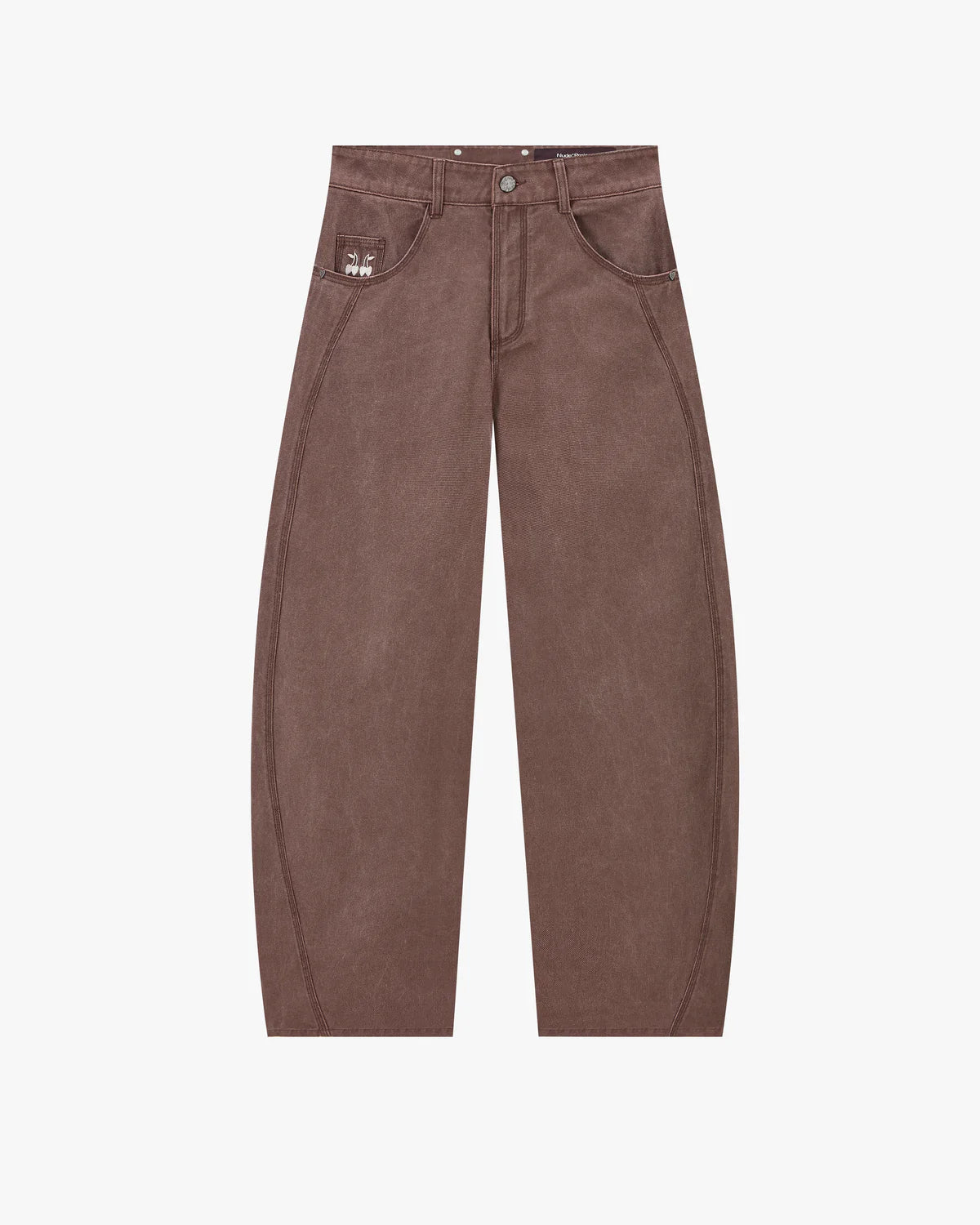 Barrel Jeans Brown