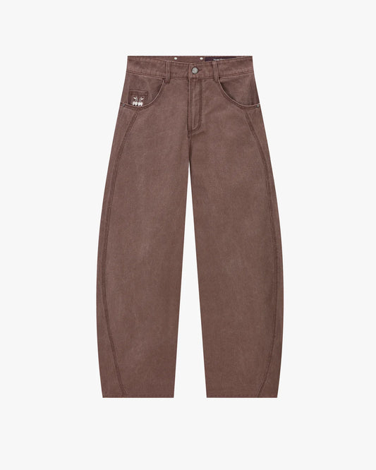 Barrel Jeans Brown
