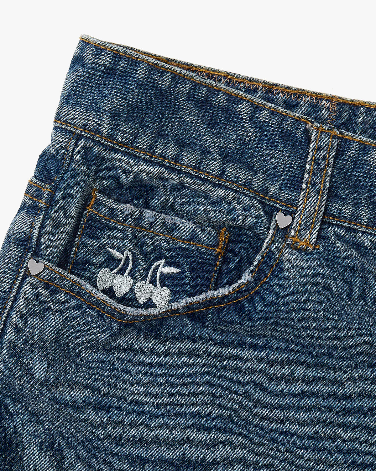 Basic Straight Jeans Dirty Wash