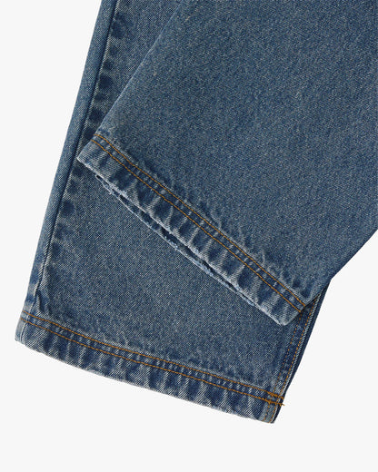 Basic Straight Jeans Dirty Wash