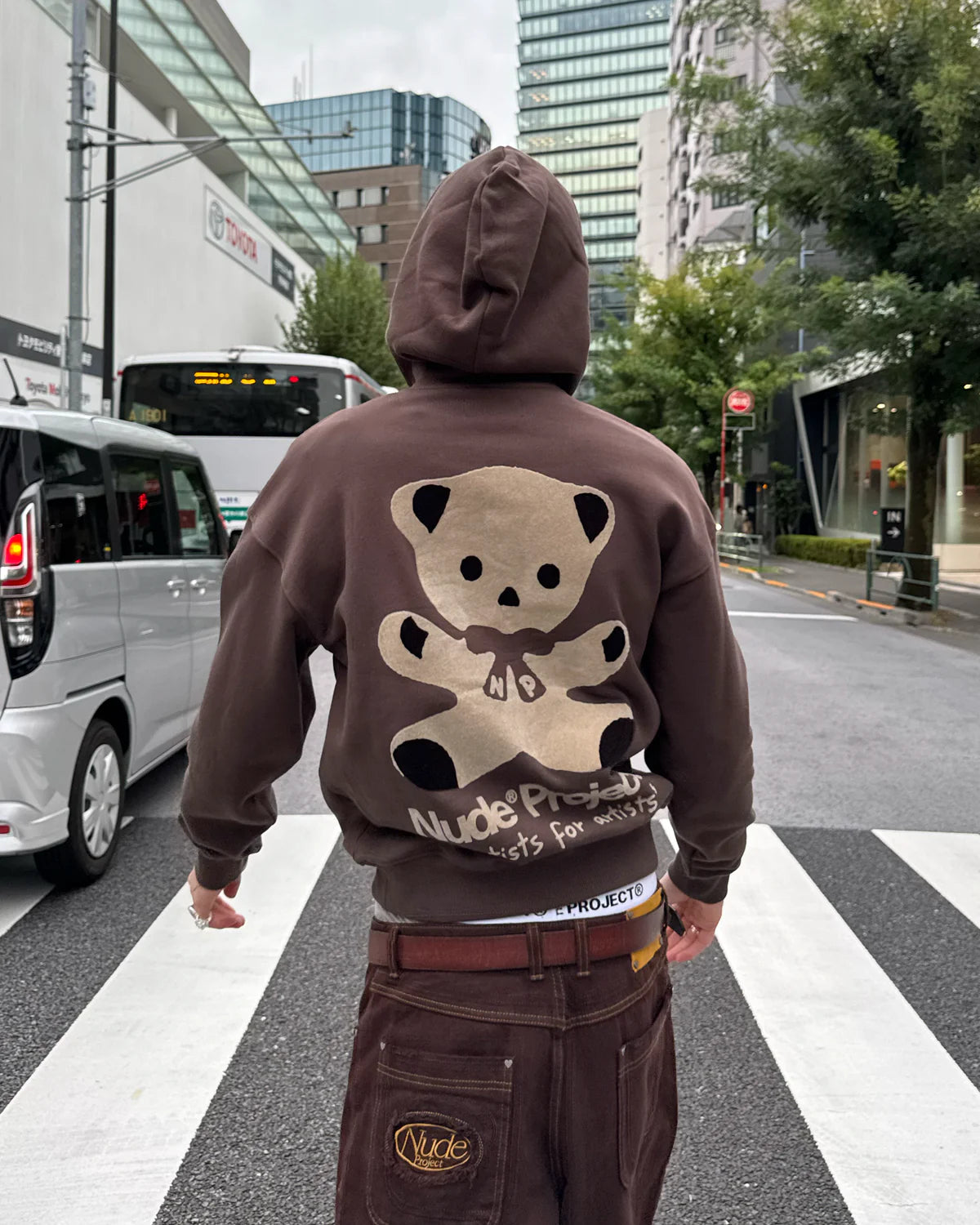 Bear Hoodie Brown
