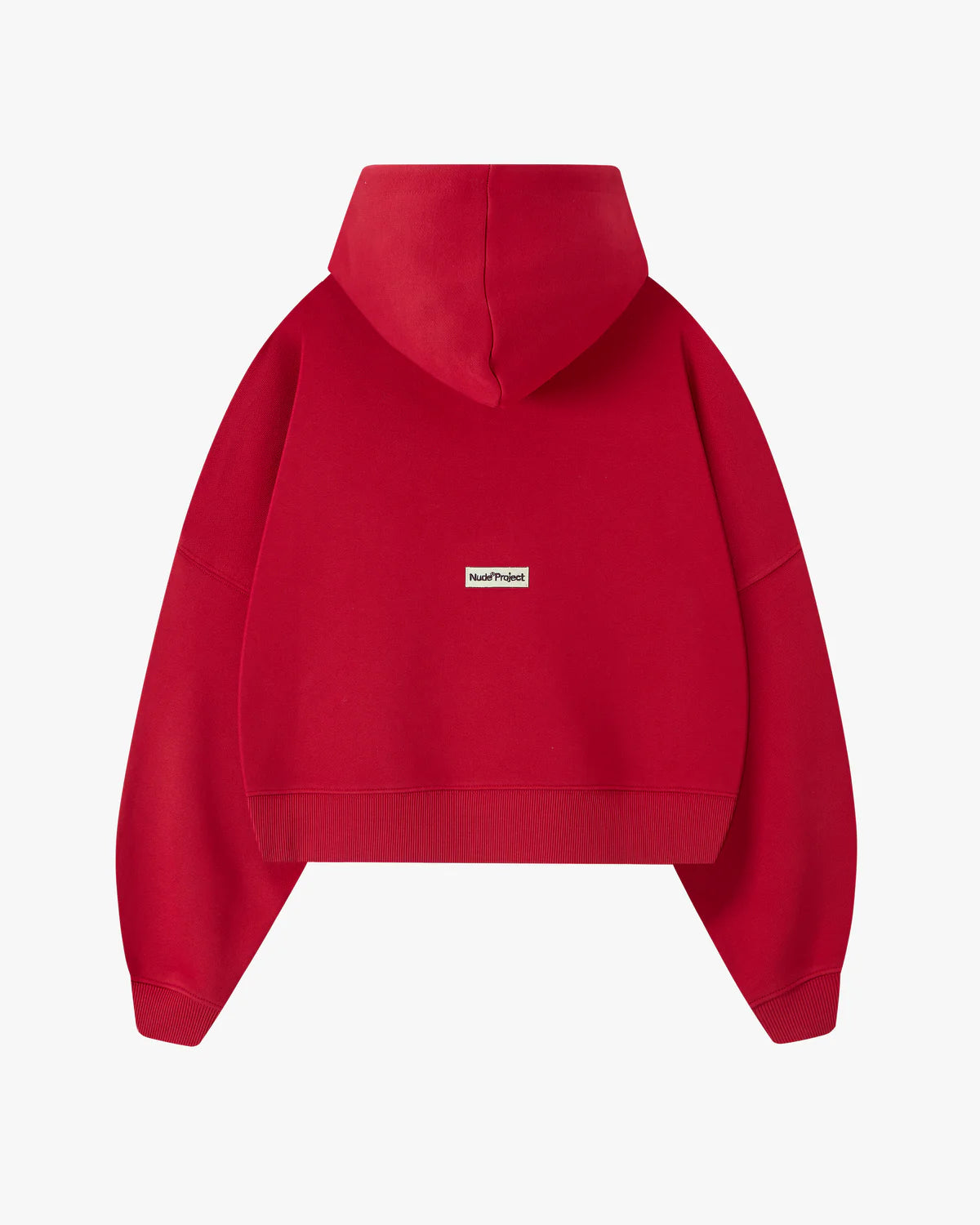 Side-Eye Zip-Up Hoodie Red