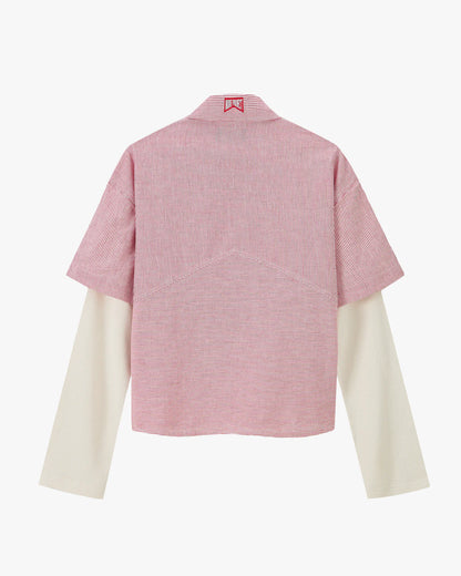 Palier Double Sleeve Shirt Red