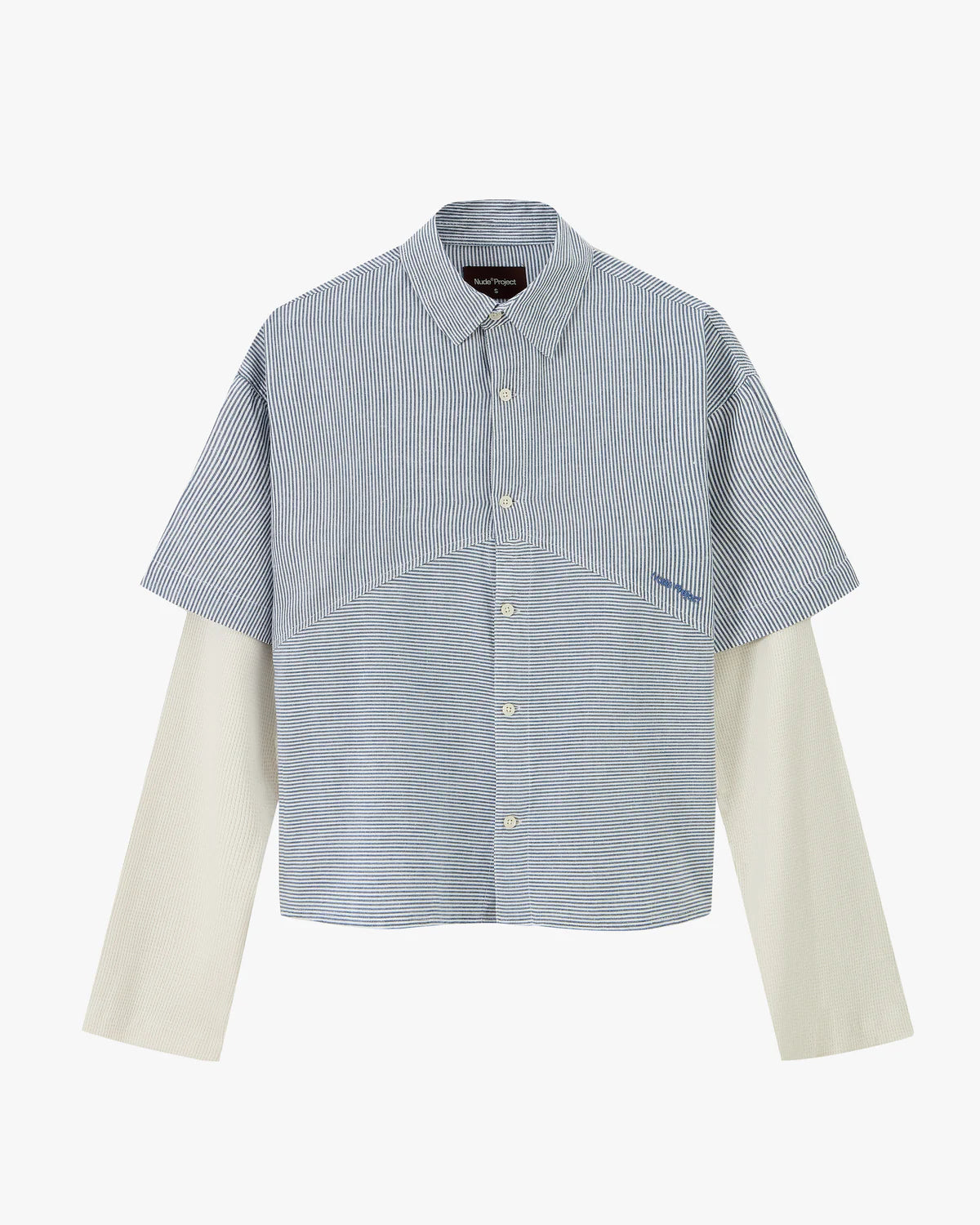 Palier Double Sleeve Shirt Blue