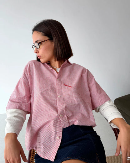 Palier Double Sleeve Shirt Red