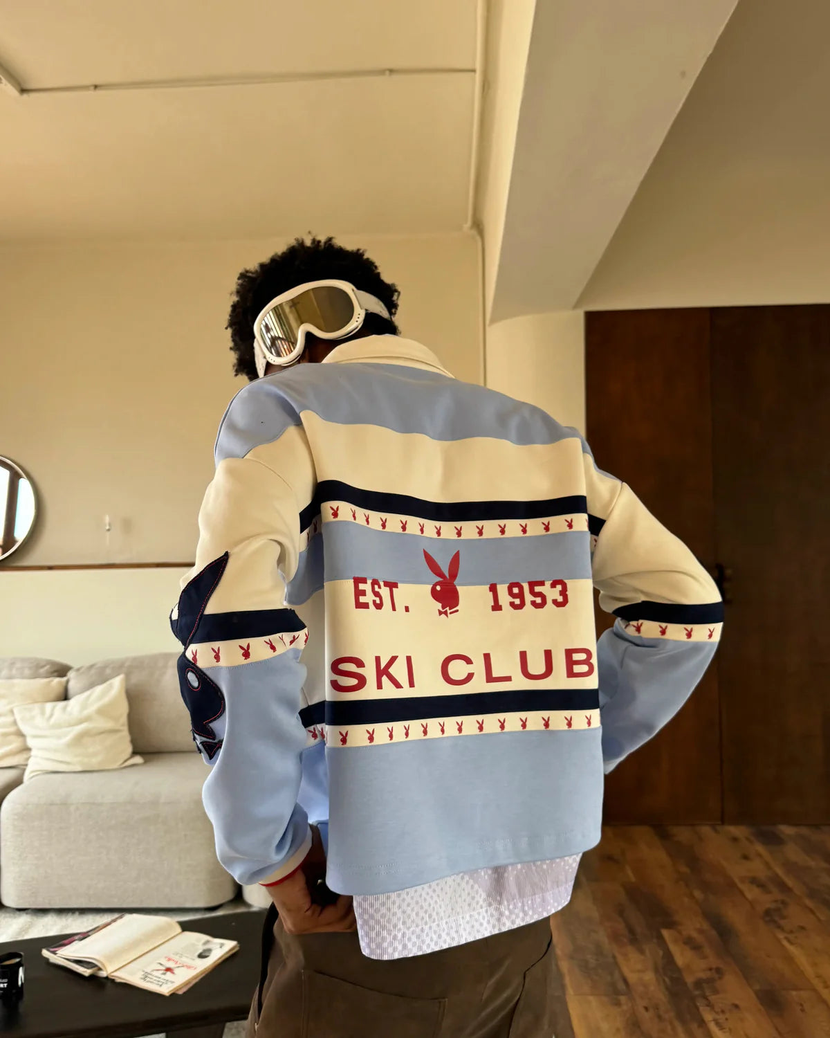 Playboy Rugby Polo Baby Blue