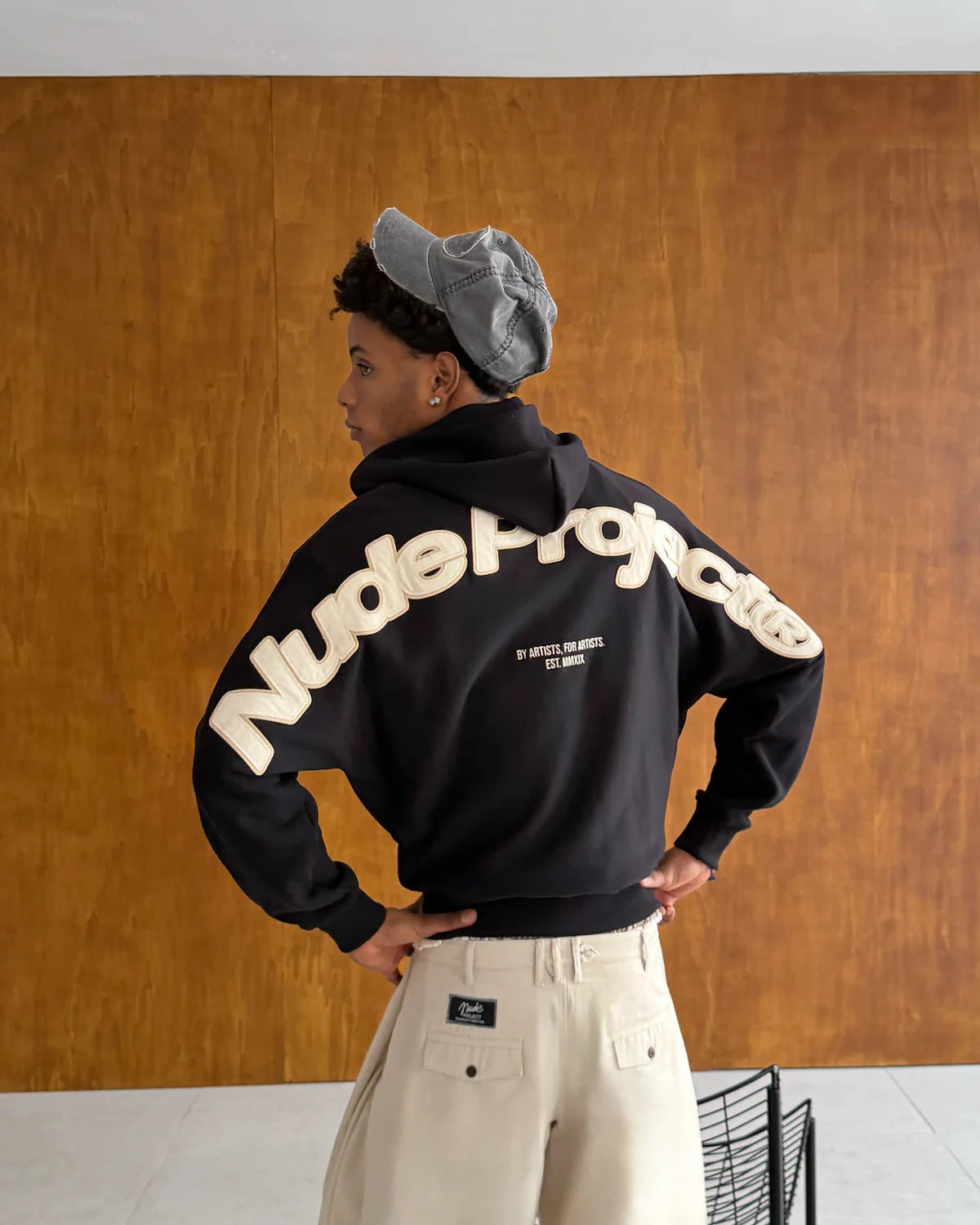 Beast Zip-up Hoodie Black