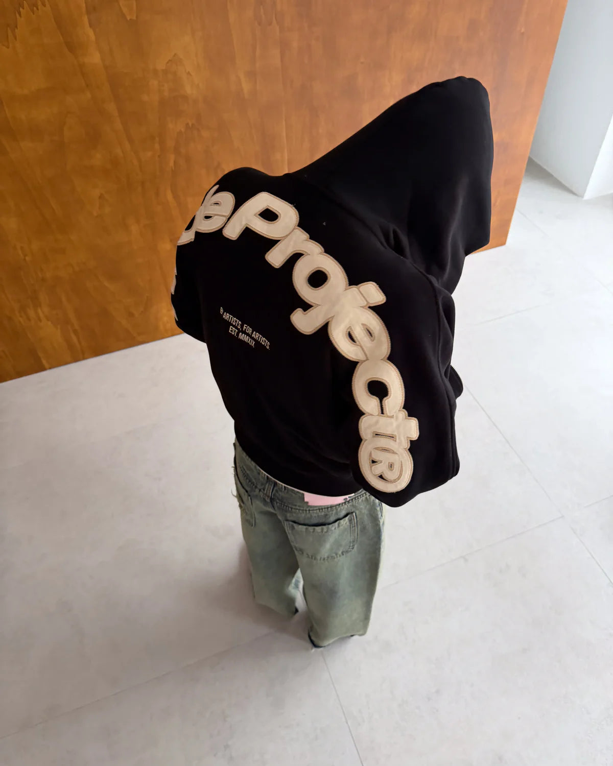 Beast Zip-up Hoodie Black