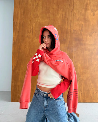 Fuel Hoodie Washed Red