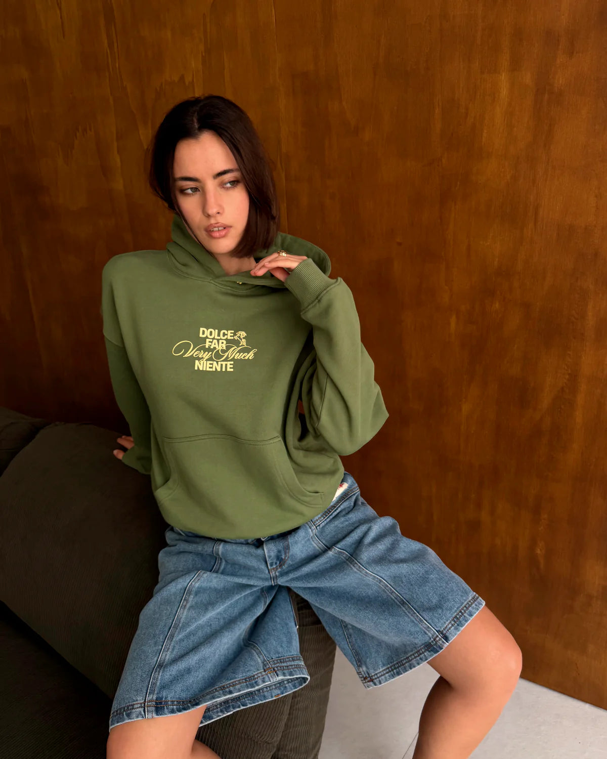 Winning Horse Hoodie Green