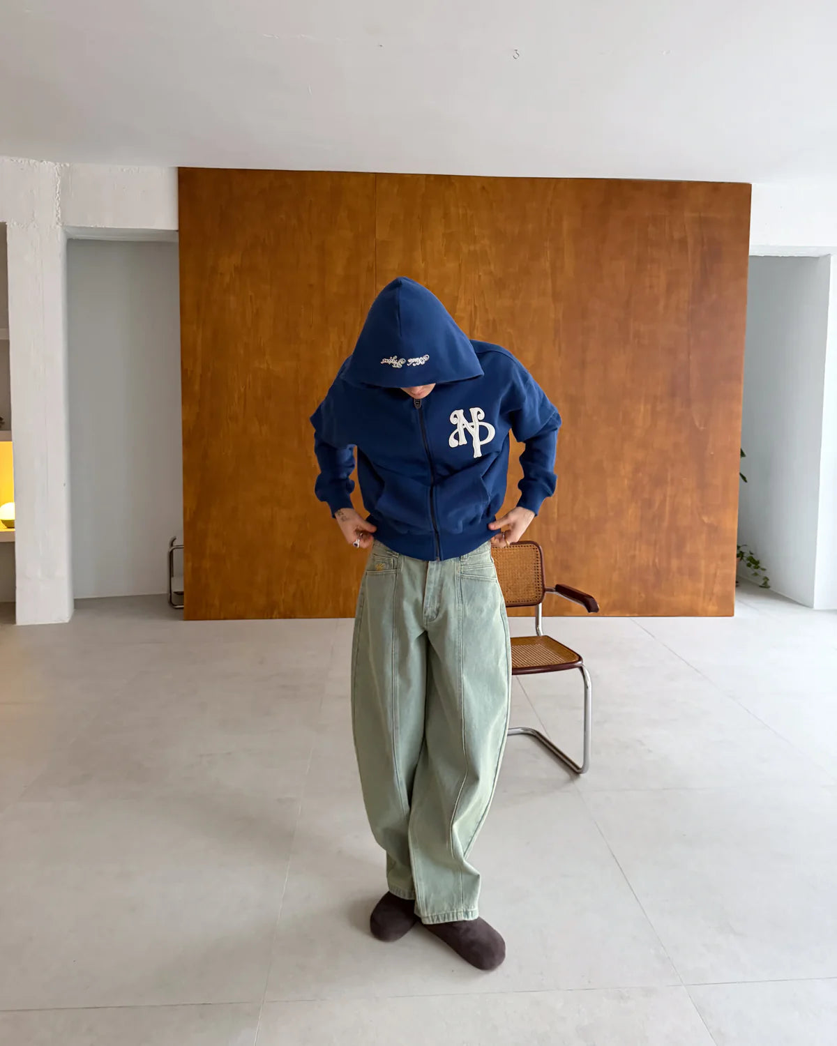 Kill Bill Zip-Up Hoodie Blue