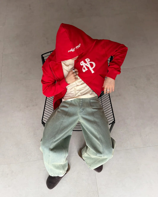 Kill Bill Zip-Up Hoodie Red