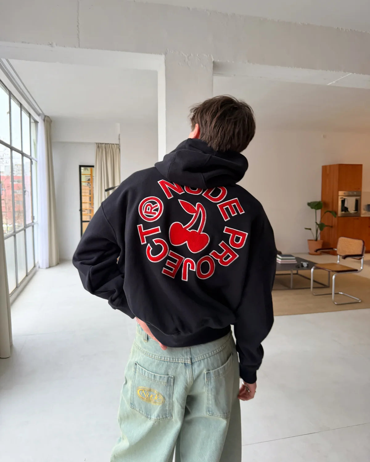 Kory Boxy Hoodie Black