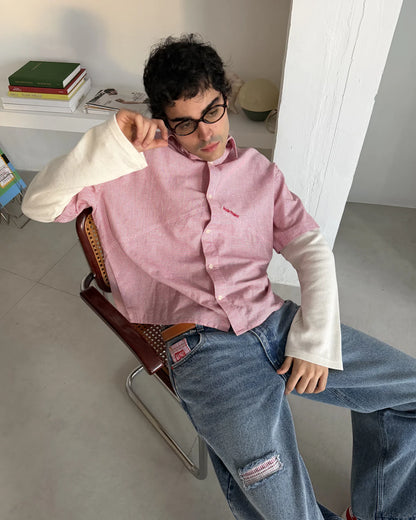 Palier Double Sleeve Shirt Red