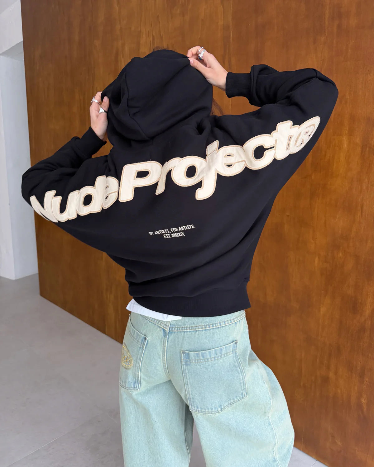 Beast Zip-up Hoodie Black