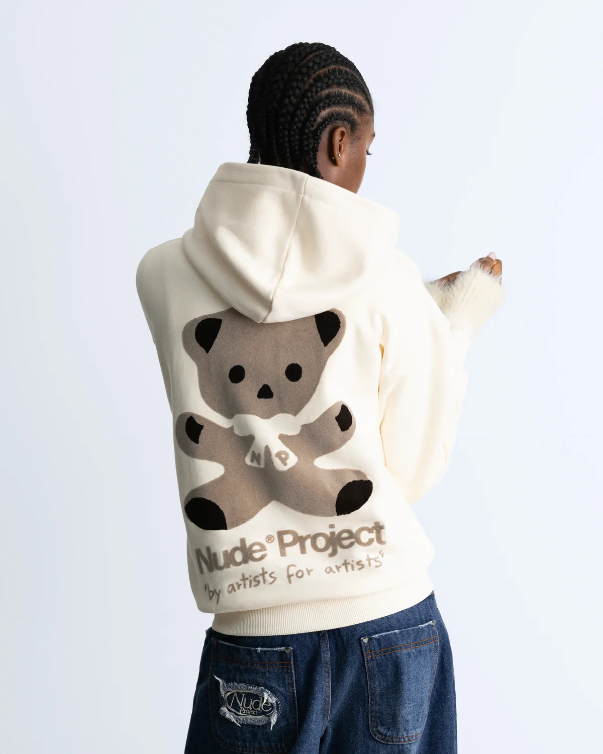 Bear Hoodie Marshmallow