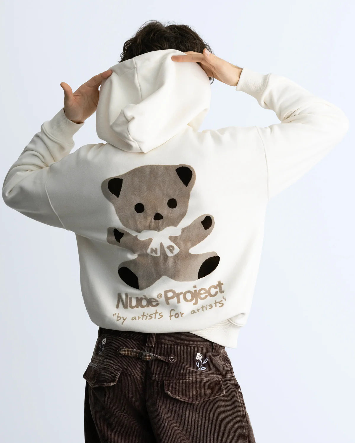 Bear Hoodie Marshmallow