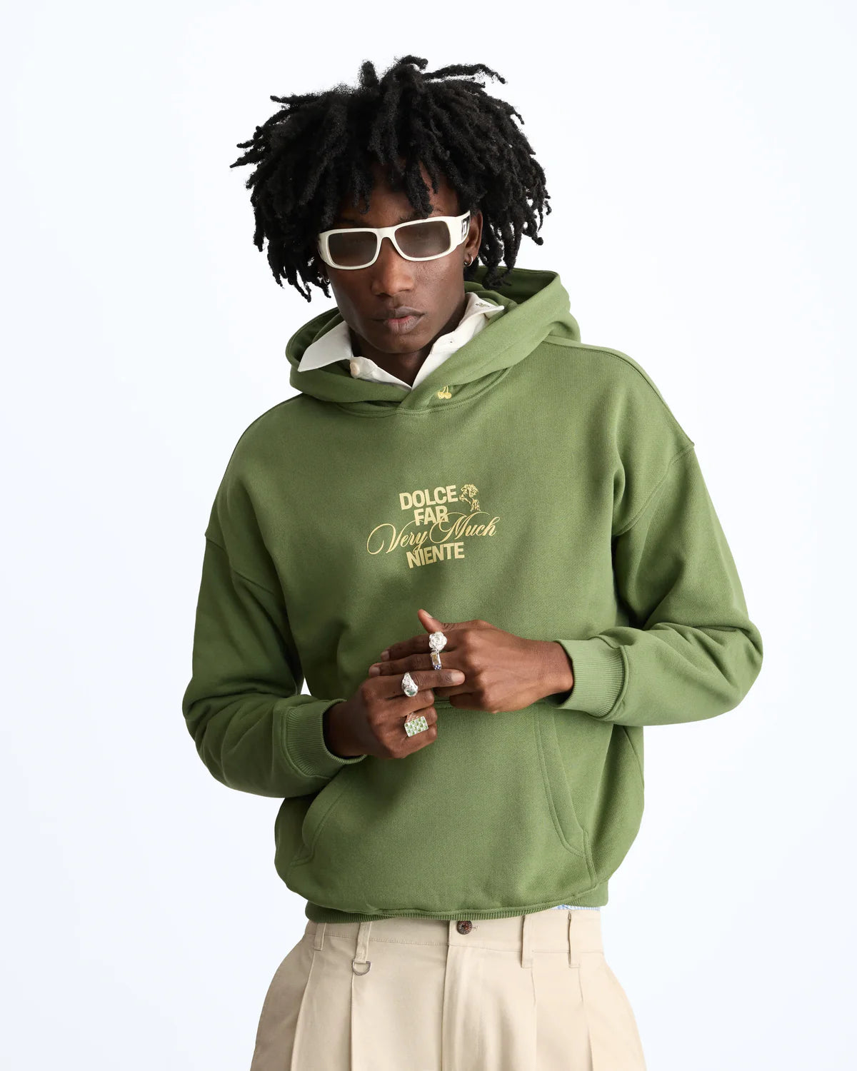 Winning Horse Hoodie Green
