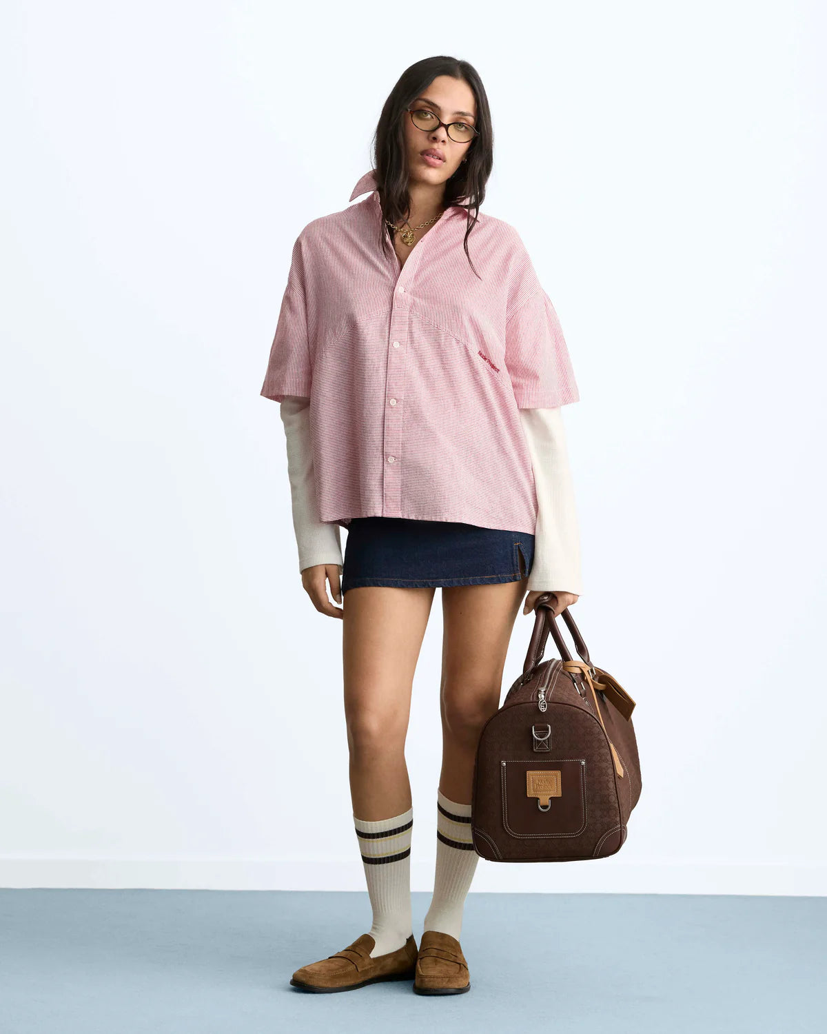 Palier Double Sleeve Shirt Red