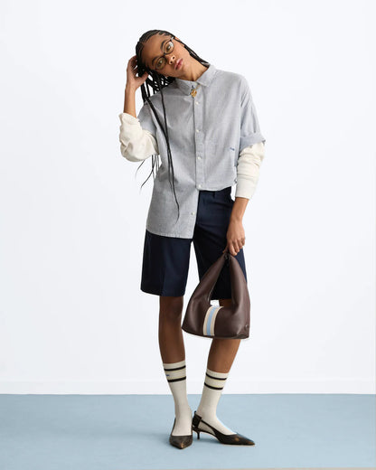 Palier Double Sleeve Shirt Blue