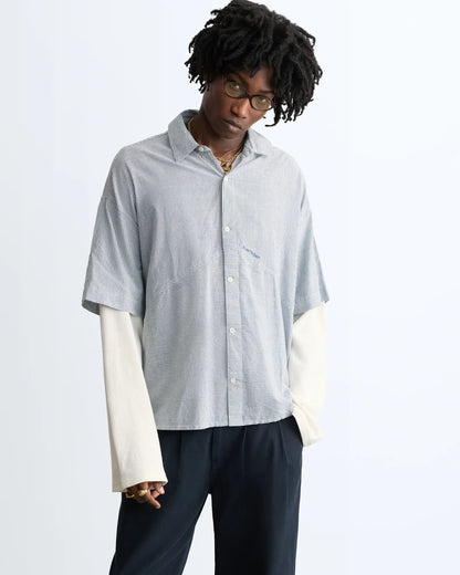 Palier Double Sleeve Shirt Blue