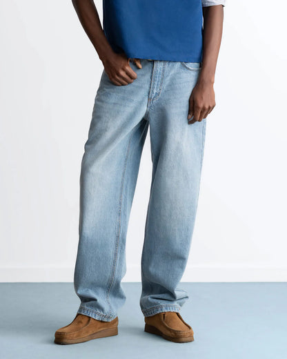 Basic Straight Jeans Light Wash