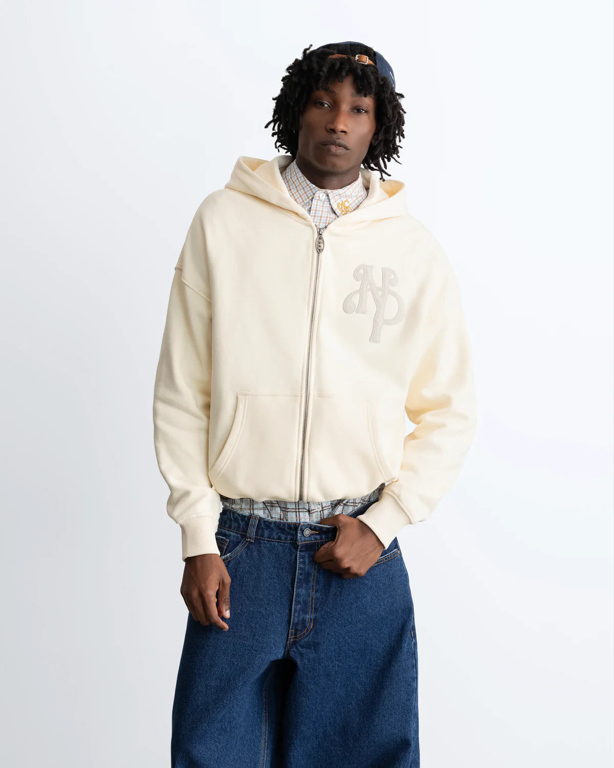 Kill Bill Zip-Up Hoodie Marshmallow