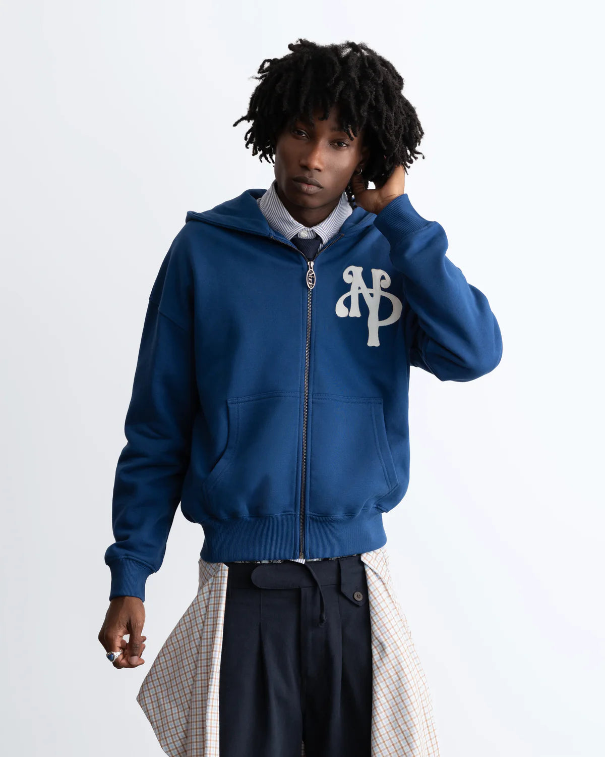 Kill Bill Zip-Up Hoodie Blue