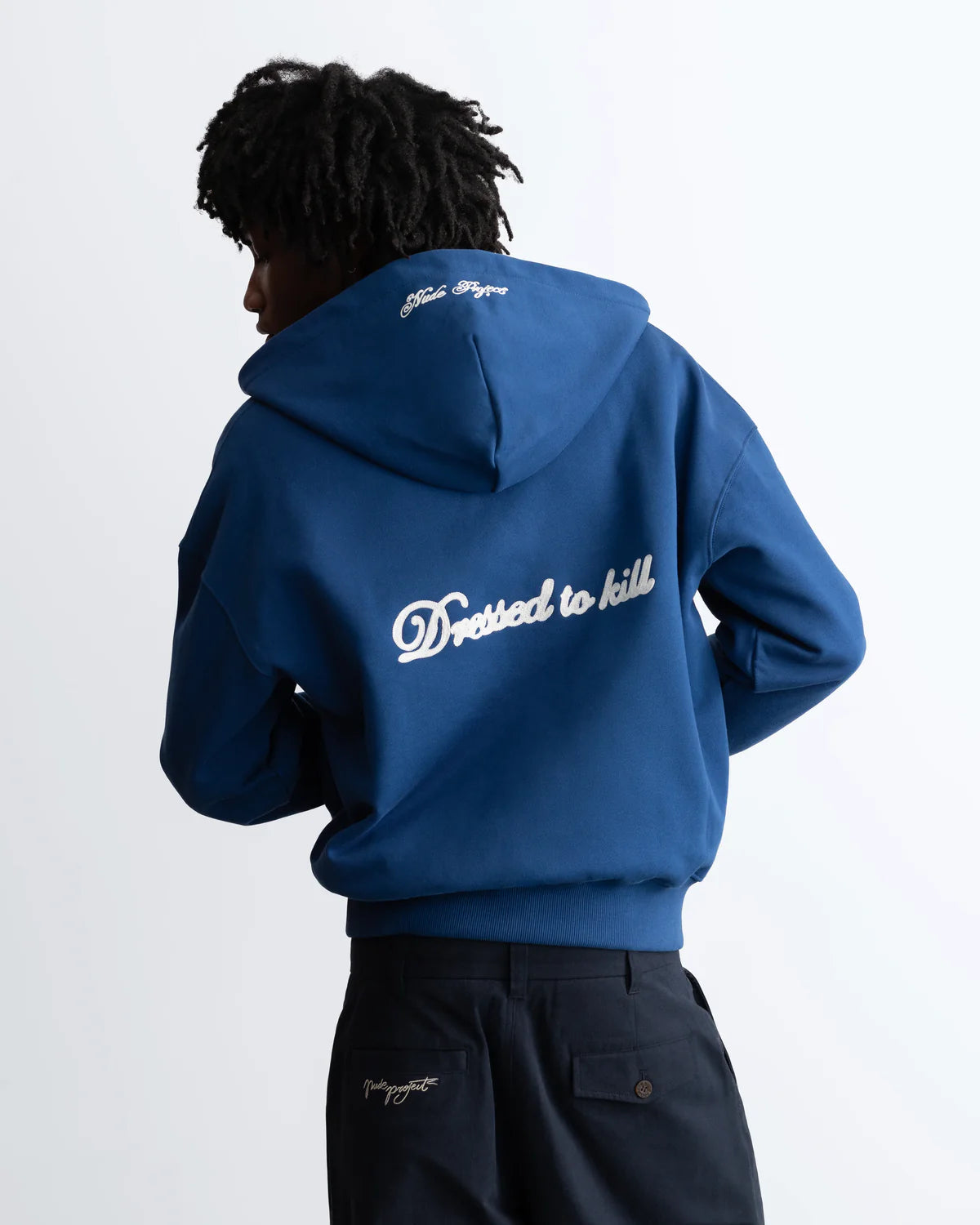 Kill Bill Zip-Up Hoodie Blue