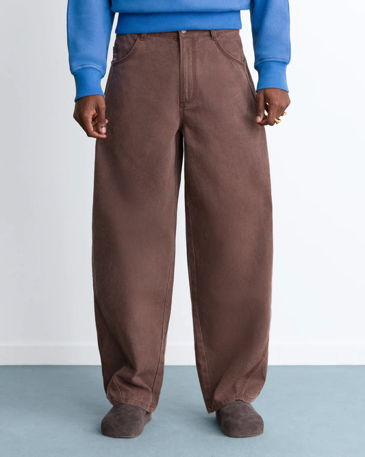Barrel Jeans Brown
