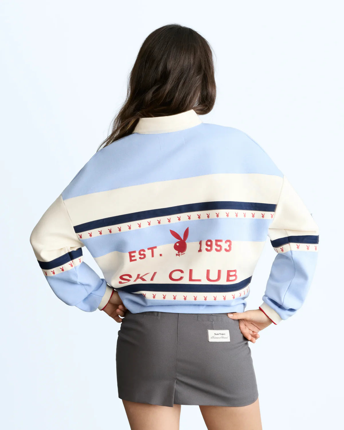 Playboy Rugby Polo Baby Blue