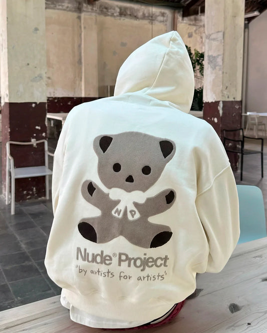 Bear Hoodie Marshmallow