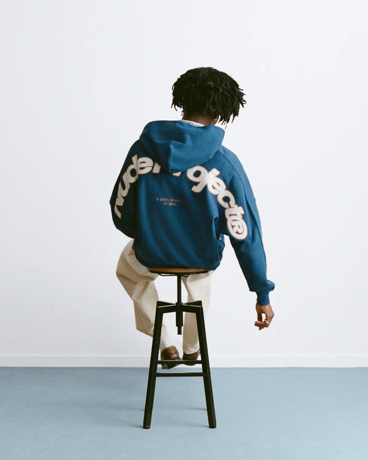 Beast Zip-up Hoodie Petrol Blue