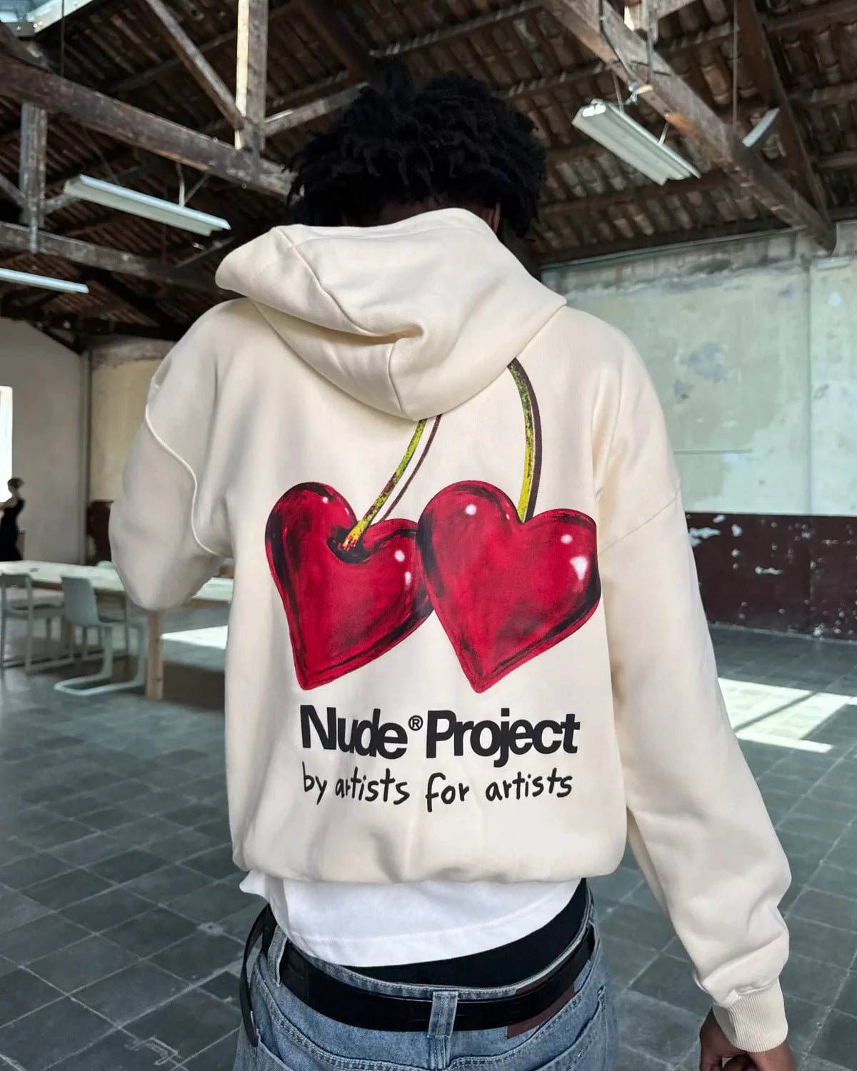 Juicy Cherry Hoodie Marshmallow